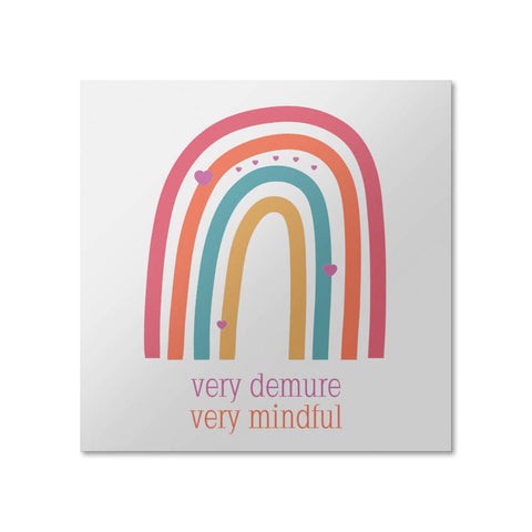 Very Demure Very Mindful High Gloss Coconut Girl Colors Poster