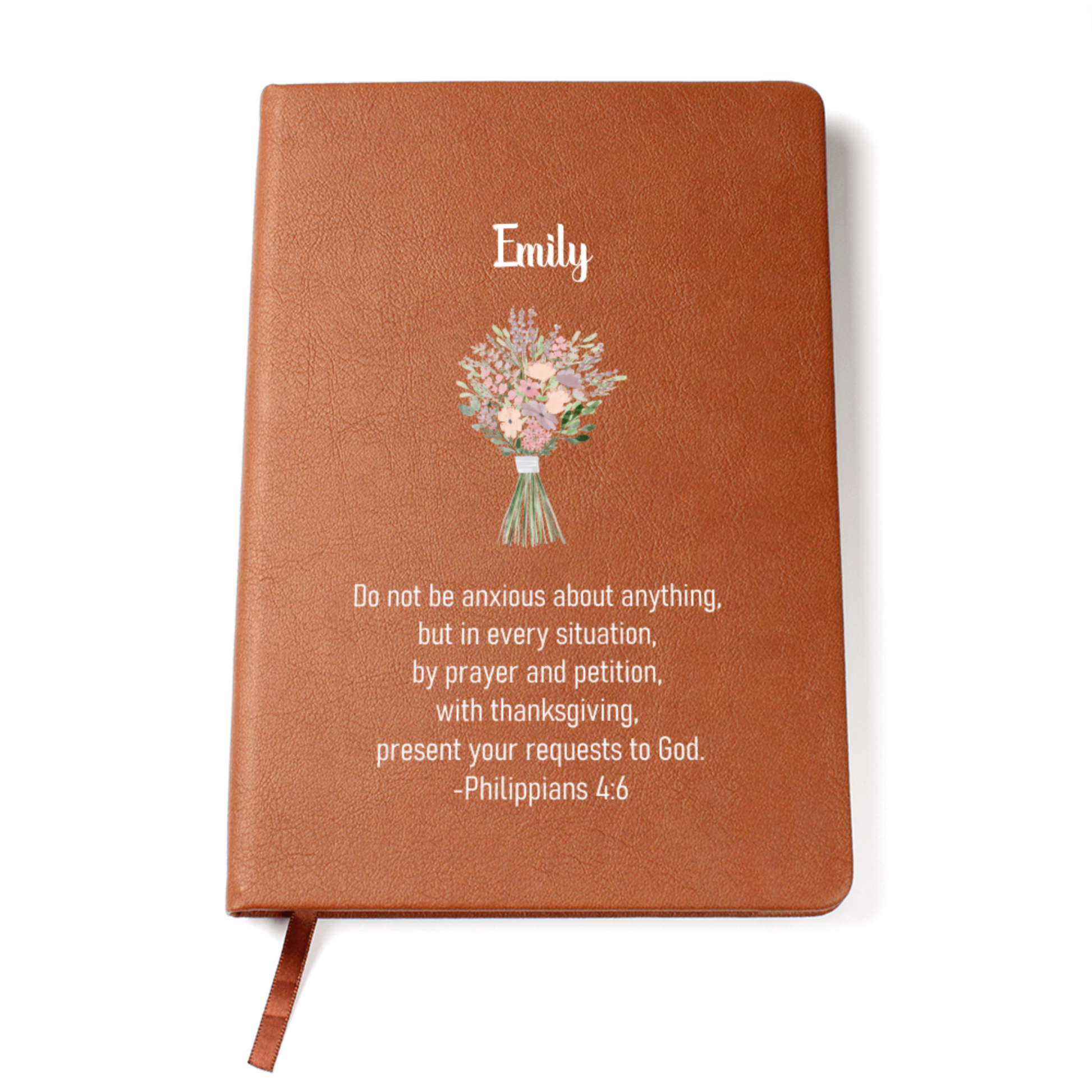 Personalized Prayer Journal Philippians 4 6